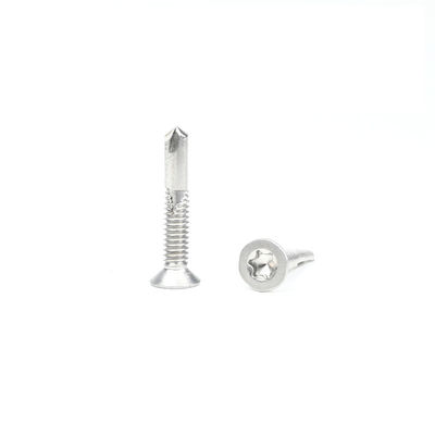 ZINC Finish High Strength Stainless Steel Tek 5 Torx Flat Self-Tapping Screw Csk Head Self-Drilling Screws