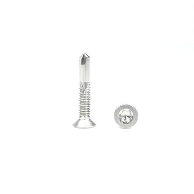 ZINC Finish High Strength Stainless Steel Tek 5 Torx Flat Self-Tapping Screw Csk Head Self-Drilling Screws