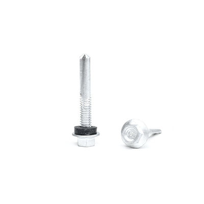 Ruspert Finish Self Tapping Screws Hex Heads Waterproof Screw With Rubber Washer