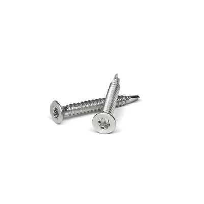 Yellow Stainless Steel Sus 304 Csk Torx Flat Head Self Drilling Screws Inox 3.9x25mm