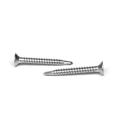 Yellow Stainless Steel Sus 304 Csk Torx Flat Head Self Drilling Screws Inox 3.9x25mm