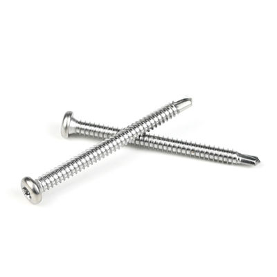 6.3 X75mm Zinc Plated Stainless Steel Self Drilling Screws for Electrical Appliances