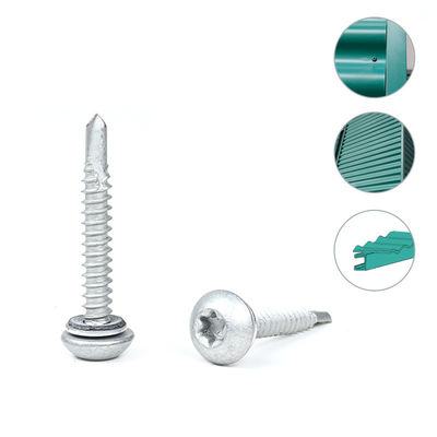 Rustproof Coated 410 Stainless Self Drilling Tek Screws for Metal Roofing Wall Panel
