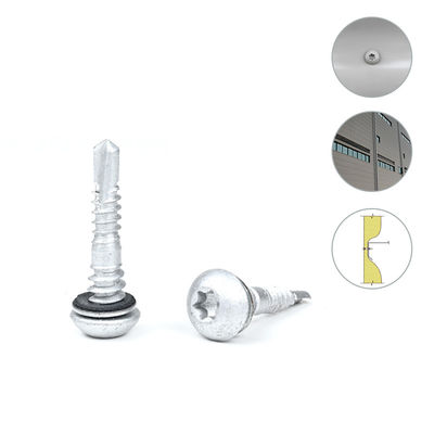 Epdm Washer Stainless Steel Self Drilling Screw 16 /12 x32 for Roofing Panel to Purlin
