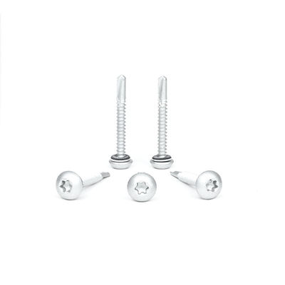 Ruspert Button Torx 12x45 Self Tapping Screw for Roofing to Purlin Framing Stainless Steel
