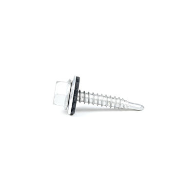 410 Hex Flange Coating 5.5x25mm Self-Drilling Tek Screw for Wall Cladding Sheet Purlin