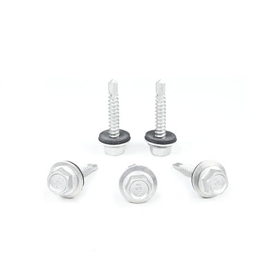 410 Hex Flange Coating 5.5x25mm Self-Drilling Tek Screw for Wall Cladding Sheet Purlin