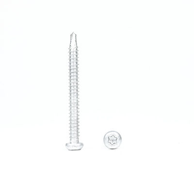 6.3x65 TPO PVC Ply Membrane Stainless Steel 304 Bi-Metal Torx Button Head Waterproof Screw