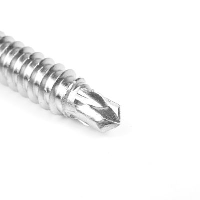 Plain 6.3x55 SUS410 Pan Torx Star Screw Stainless Steel Button Head For Roof Epdm Membrane