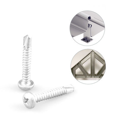 4.8x32 Bi-Metal Phillips Self Drilling Screw for Steel Frame SUS316 SUS410 Material