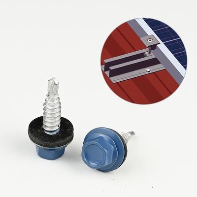 Metric Corrosion Resistant Bimetal Hex Screws 6.3x22 for Solar Mounting Brackets