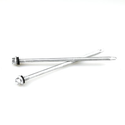 Hex Head Self Drilling Screw for Roofing Zinc Alloy Coated Metric Measurement System
