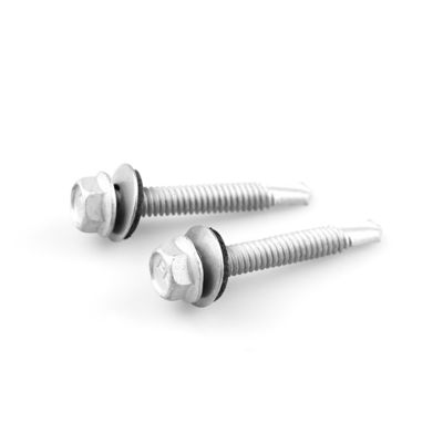 6.3x45 Hex Flange Self-Drilling Screw for Wall Cladding Panel to Purlin Waterproof