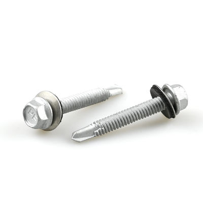 6.3x45 Hex Flange Self-Drilling Screw for Wall Cladding Panel to Purlin Waterproof