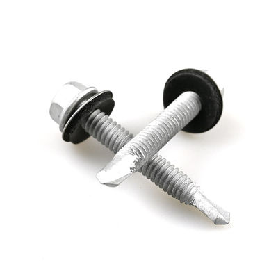 6.3x45 Hex Flange Self-Drilling Screw for Wall Cladding Panel to Purlin Waterproof