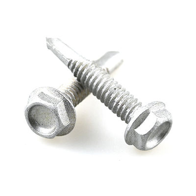 Standard Coating 4.8x25 Hex Flange Bimetal Stainless Steel Hex Head Self-Drilling Screws For Steel Frame Joint