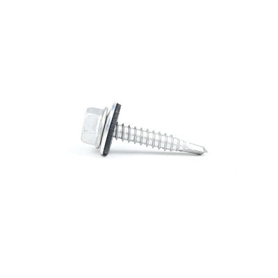 Zinc Alloy Coated Hex Flange Bimetal Tek Screws for Self Drilling on Metal Roofing