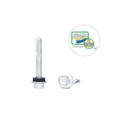 Color Metal Tile Self-Drilling Screw 5.5x38 with Stainless Steel and Zinc Alloy Coating