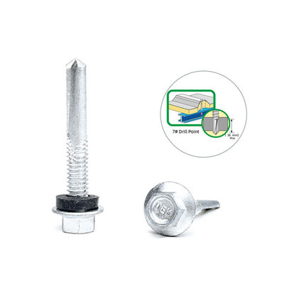 5.5x38 Self-Drilling Stainless Steel Dovetail Screw for Roof Color Steel Tile