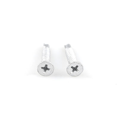4.2x25 Bimetal Stainless Steel Flat Head Cross Recessed Screw for Timber Purlin Fixed