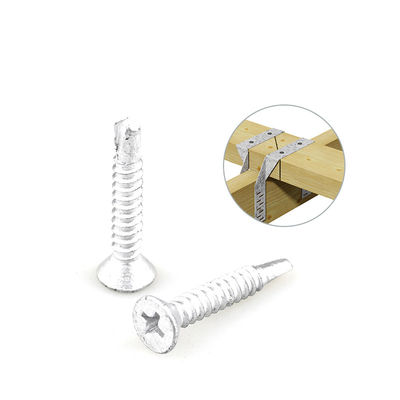 T/T Payment Term Metric Coated 4.8x25 Bimetal Countersunk Drilling Screws for Purlin