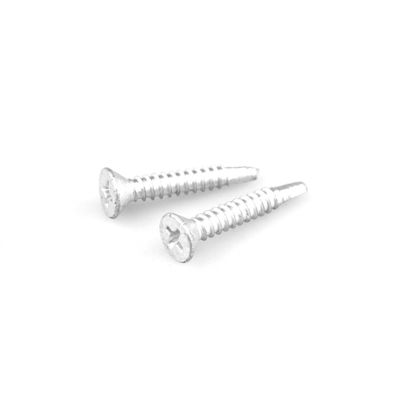 T/T Payment Term Metric Coated 4.8x25 Bimetal Countersunk Drilling Screws for Purlin