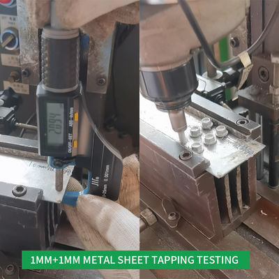 HEX Head Sheet Metal Screw for 1mm 1mm Metal Plate Stitching in Stainless Steel Bimetal