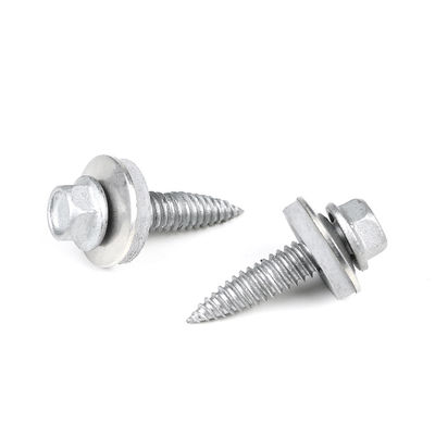 HEX Head Sheet Metal Screw for 1mm 1mm Metal Plate Stitching in Stainless Steel Bimetal