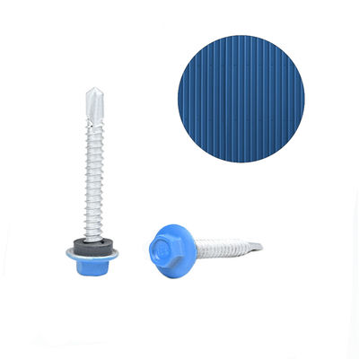 Building Envelope System Fluorocarbon Baking 5.5x45 Stainless Steel Flange Teks Roof Screw