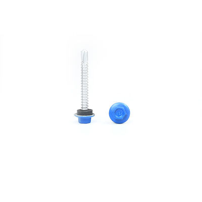 Building Envelope System Fluorocarbon Baking 5.5x45 Stainless Steel Flange Teks Roof Screw