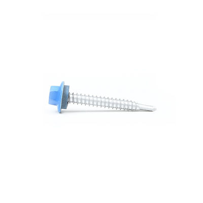 Building Envelope System Fluorocarbon Baking 5.5x45 Stainless Steel Flange Teks Roof Screw