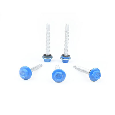 Building Envelope System Fluorocarbon Baking 5.5x45 Stainless Steel Flange Teks Roof Screw