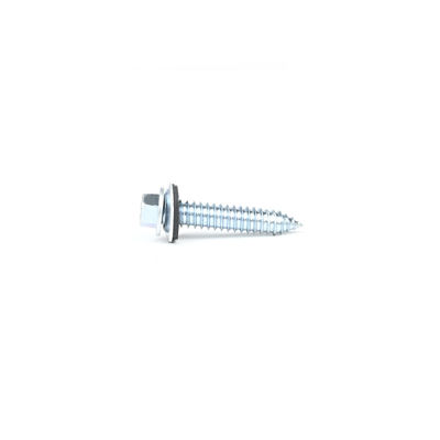 White Zinc Plated Hex Sheet Metal Screw for Stainless Steel Roofing Strengthening