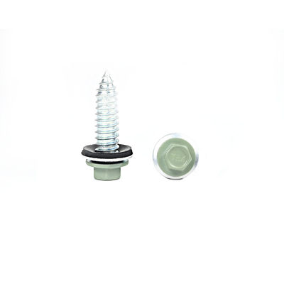 100% QC Test Zinc Alloy Coated 11/32x1/4'' Hex Head Sheet Metal Screw for Skylight