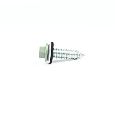 100% QC Test Zinc Alloy Coated 11/32x1/4'' Hex Head Sheet Metal Screw for Skylight