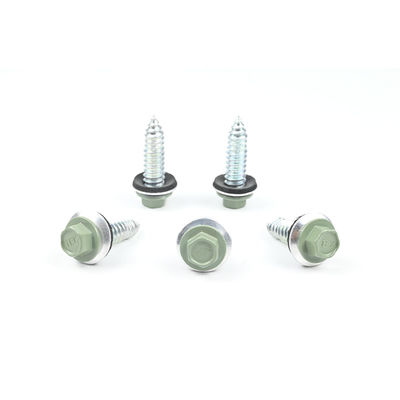 100% QC Test Zinc Alloy Coated 11/32x1/4'' Hex Head Sheet Metal Screw for Skylight